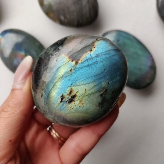 Labradorite Palm Stone (#188)