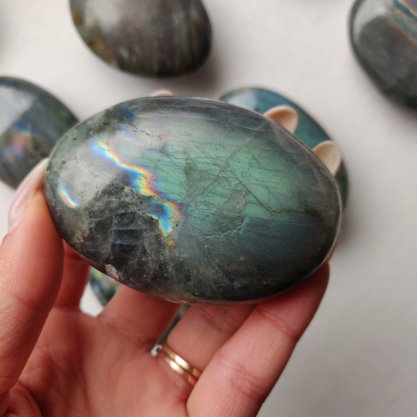 Labradorite Palm Stone (#191)