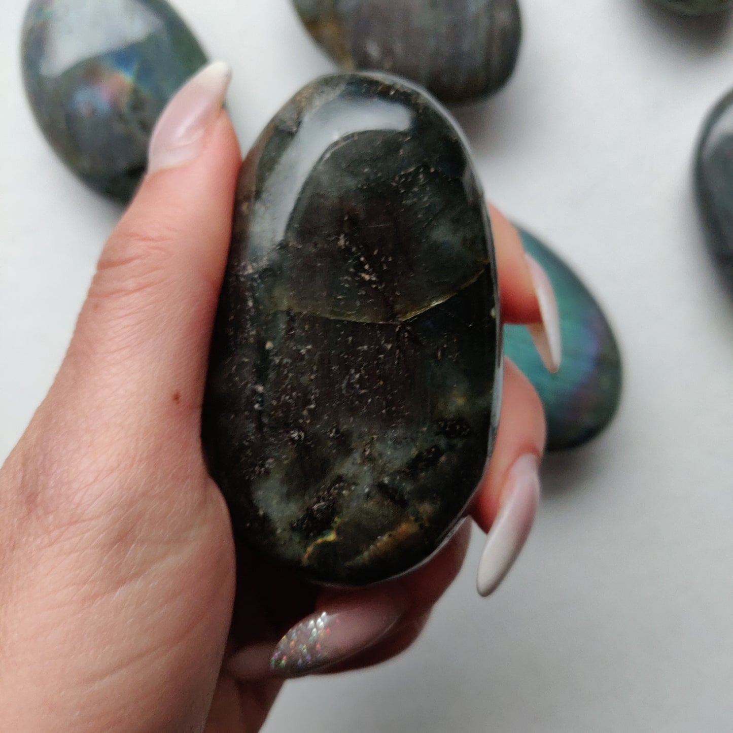 Labradorite Palm Stone (#181)