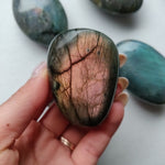 Labradorite Palm Stone (#176)