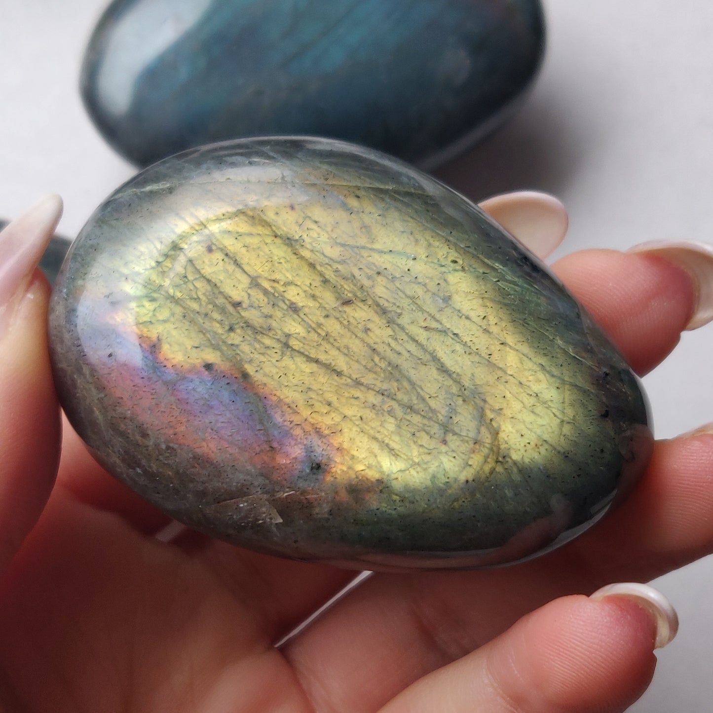 Labradorite Palm Stone (#171)