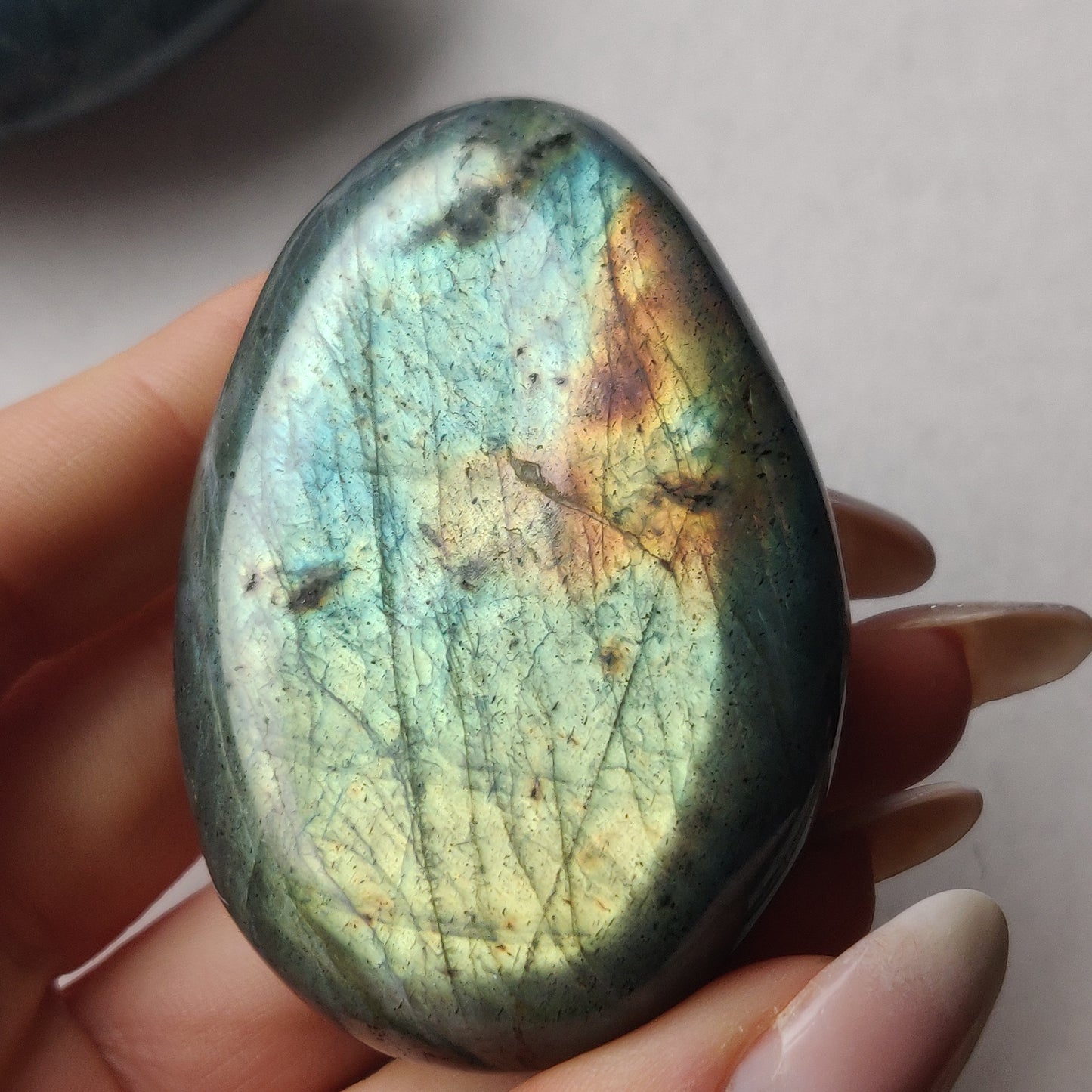 Labradorite Palm Stone (#171)
