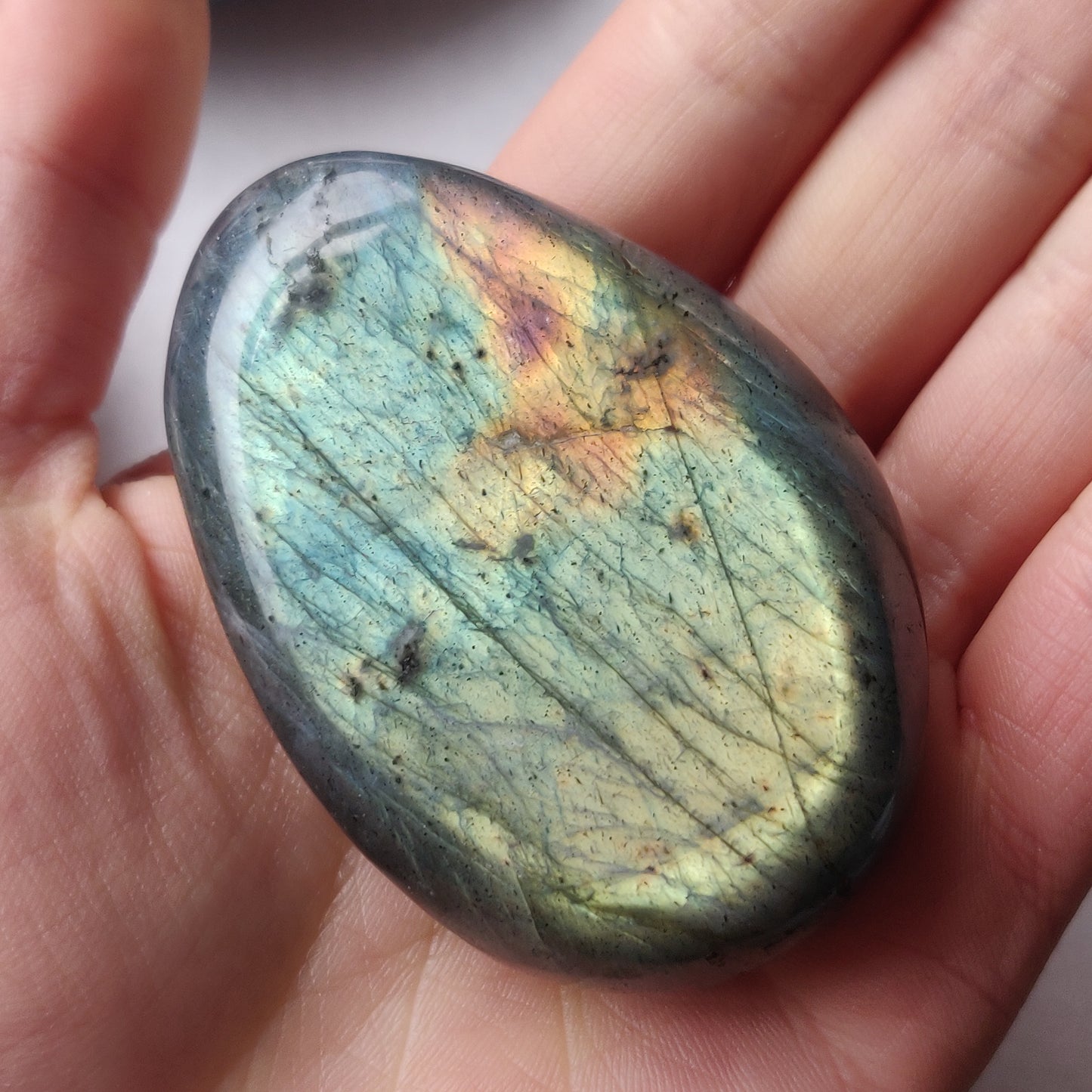 Labradorite Palm Stone (#171)