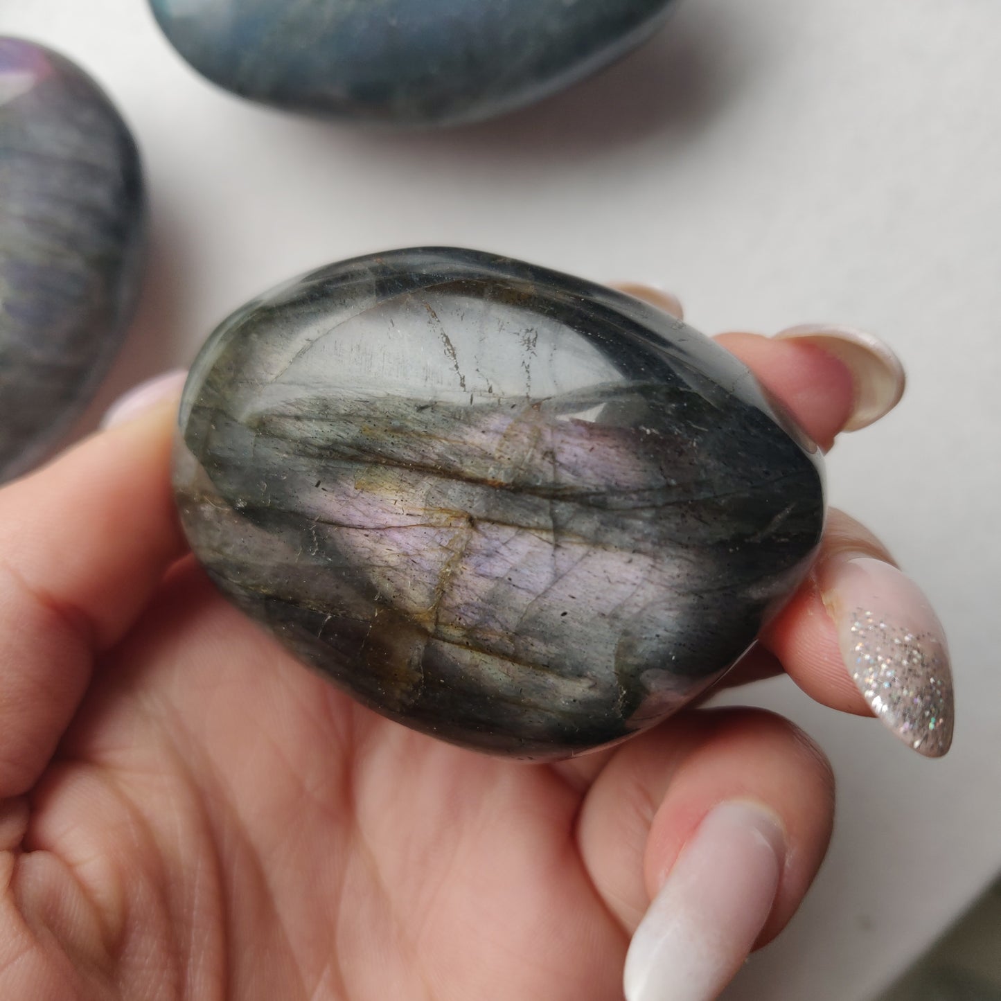 Labradorite Palm Stone (#179)