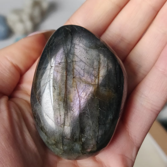 Labradorite Palm Stone (#179)
