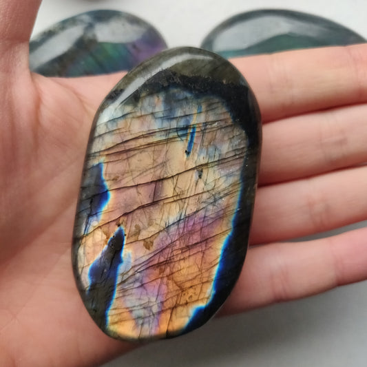 Labradorite Palm Stone (#196)