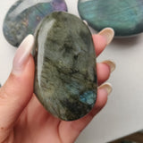 Labradorite Palm Stone (#196)