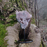 Pink Amethyst Slab on Metal Stand (#2) - Simply Affinity