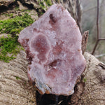 Pink Amethyst Slab on Metal Stand (#9) - Simply Affinity