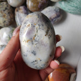 Purple Dendritic Opal Palm Stone (#32)