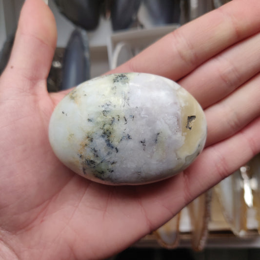 Dendritic Opal Palm Stone (#31)