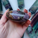 Lepidolite Palm Stone (#18)