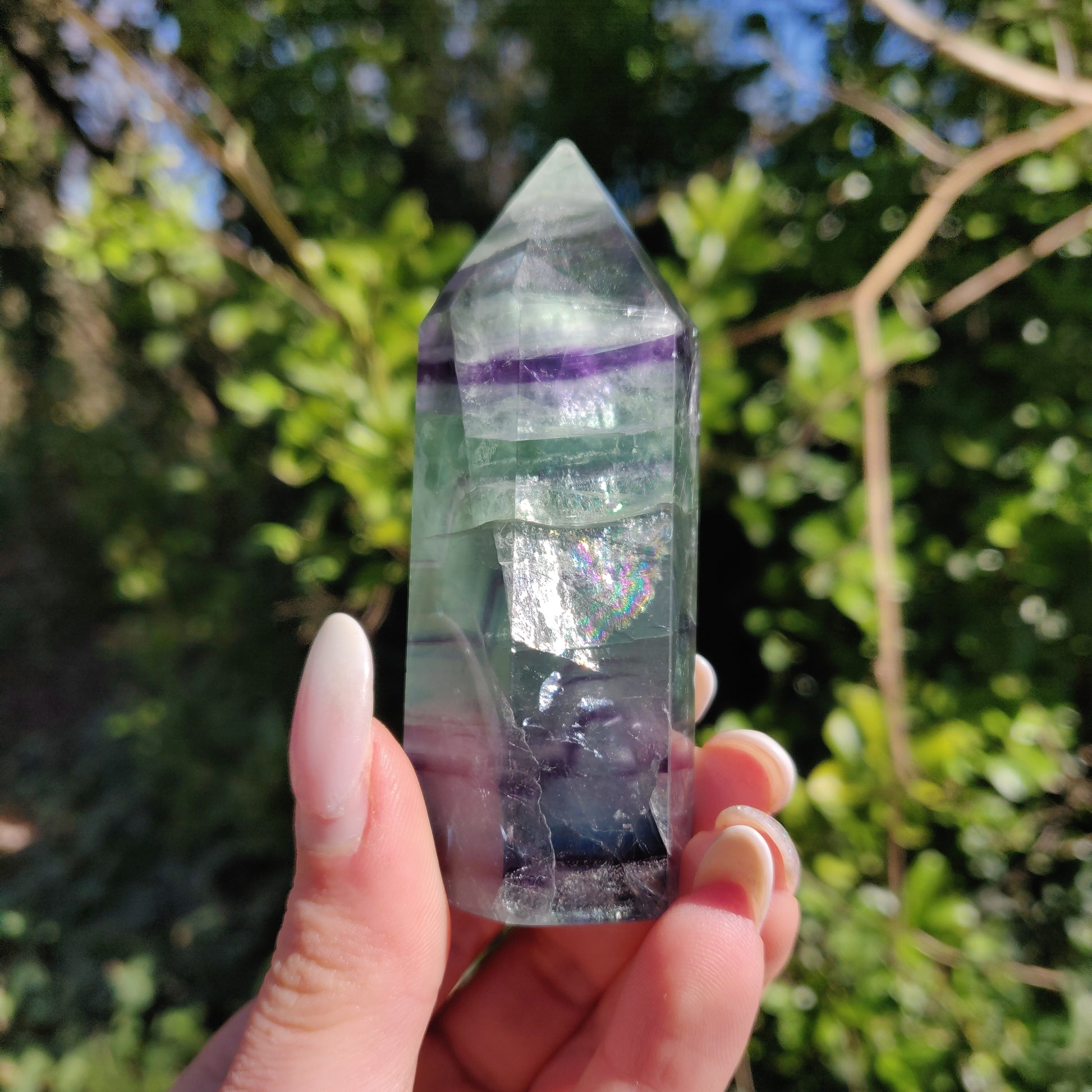 Rainbow Fluorite Tower (#22) - Simply Affinity