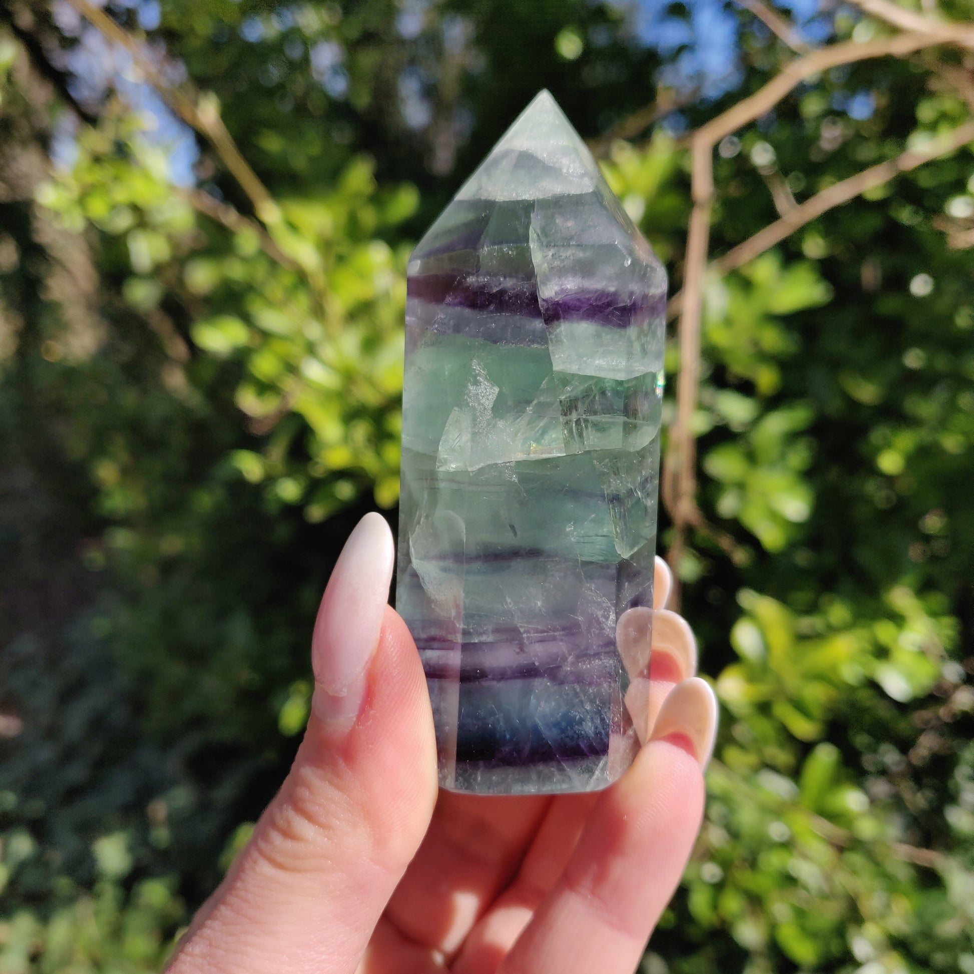 Rainbow Fluorite Tower (#22) - Simply Affinity