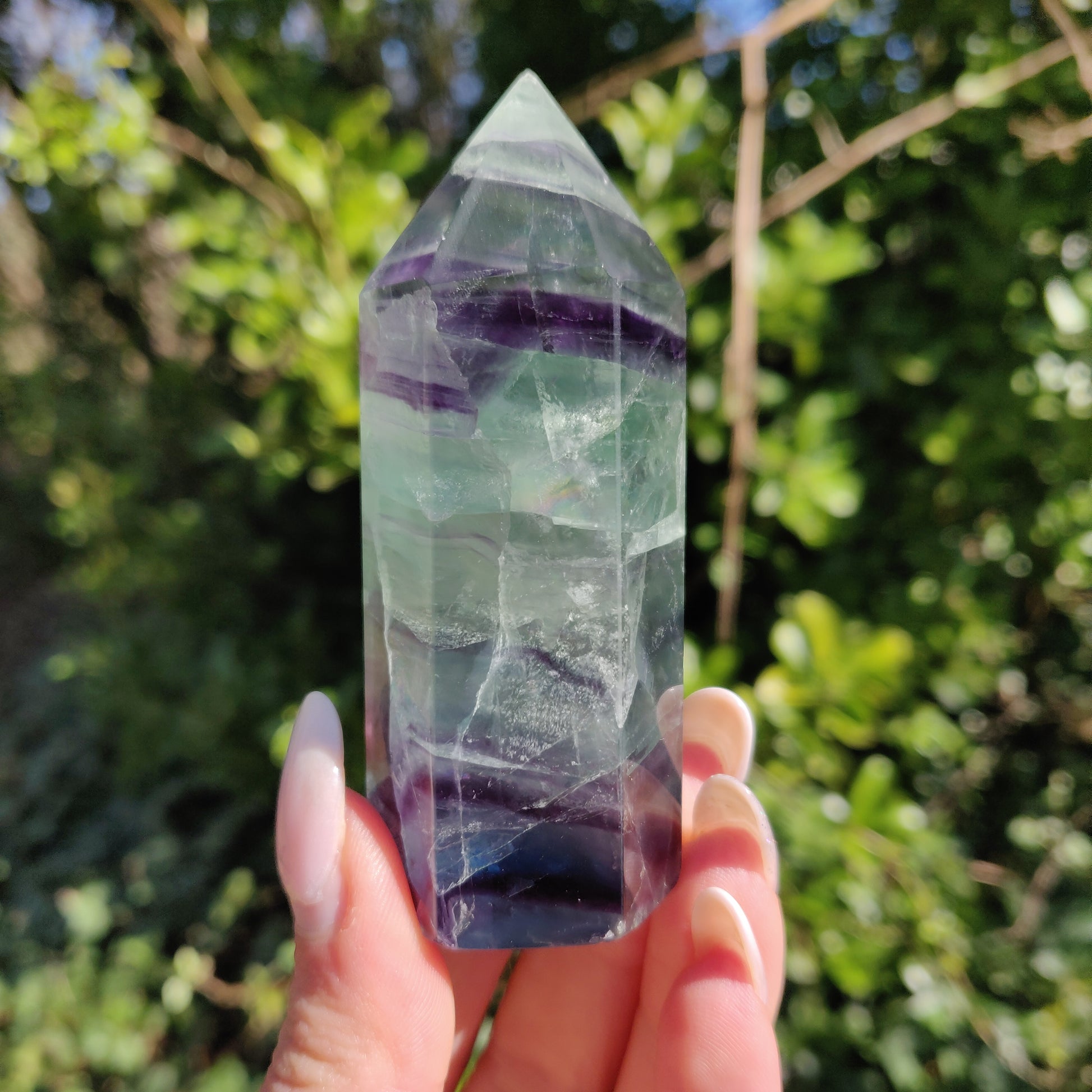Rainbow Fluorite Tower (#22) - Simply Affinity