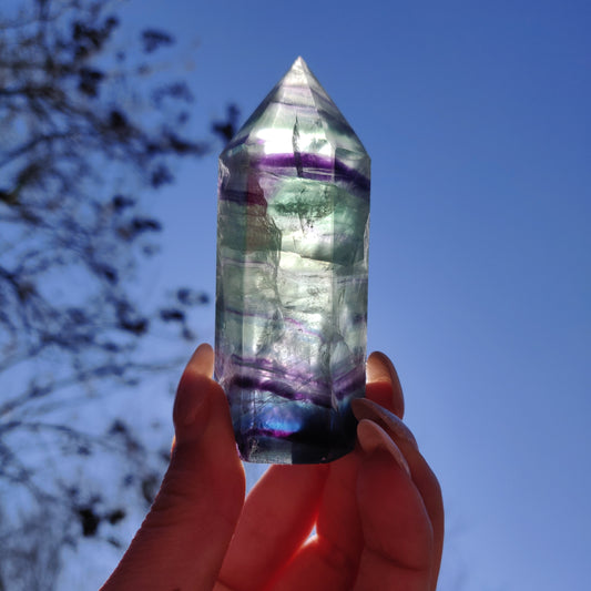 Rainbow Fluorite Tower (#22) - Simply Affinity