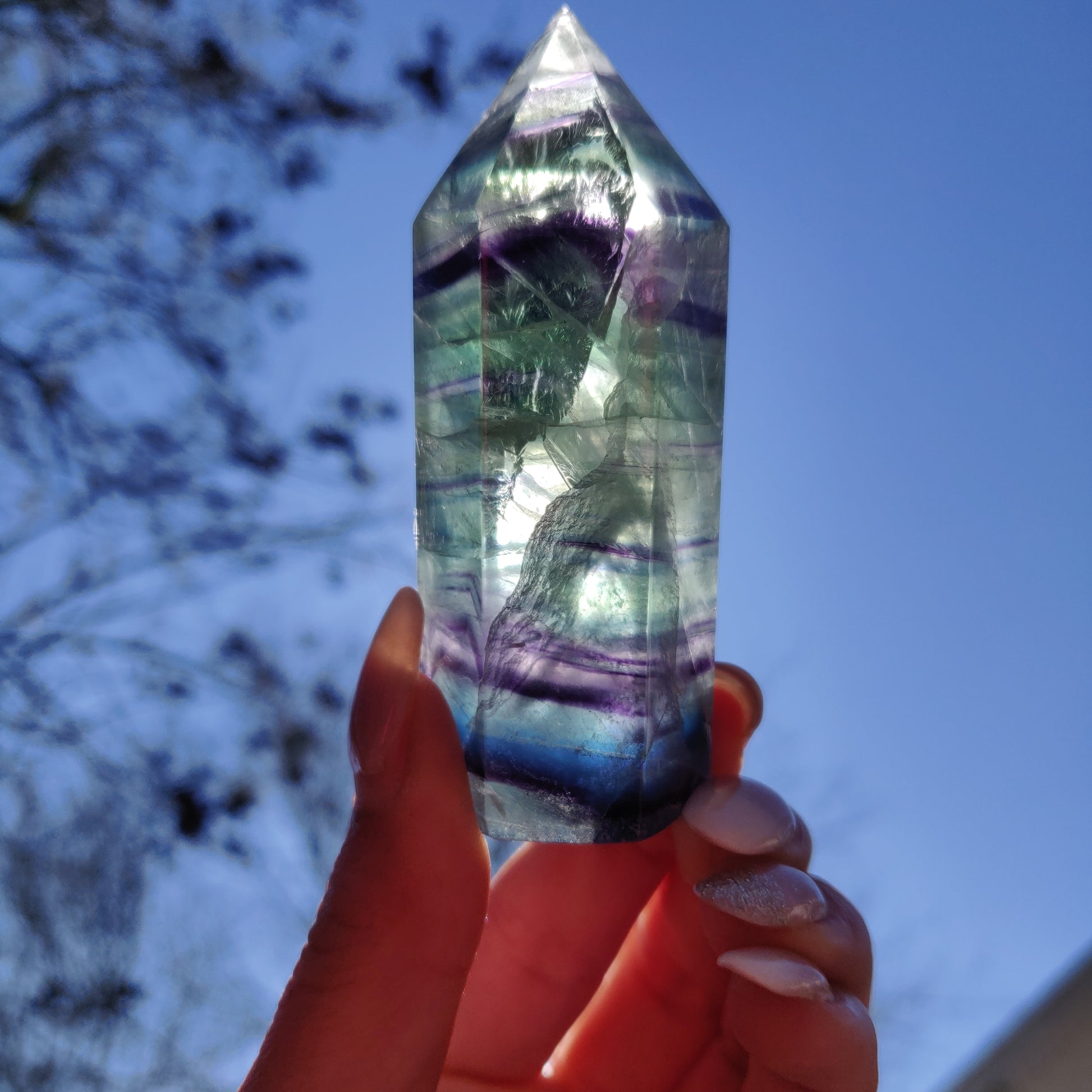 Rainbow Fluorite Tower (#22) - Simply Affinity