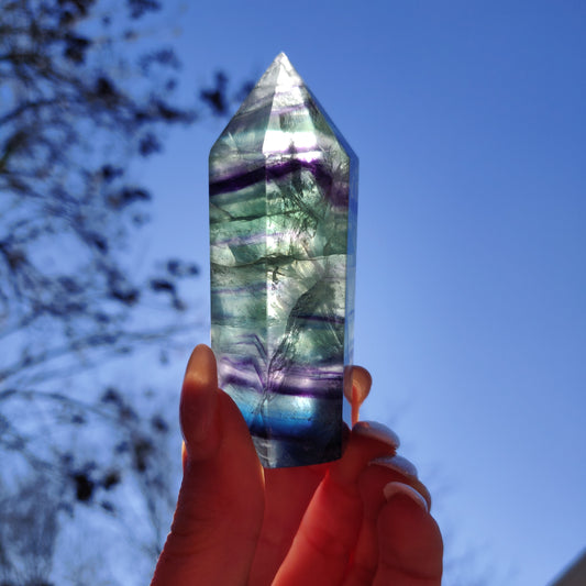 Rainbow Fluorite Tower (#22) - Simply Affinity