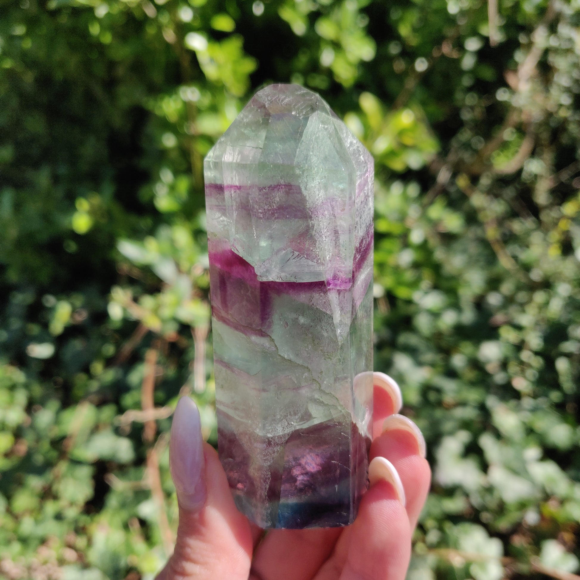 Rainbow Fluorite Tower (#24) - Simply Affinity