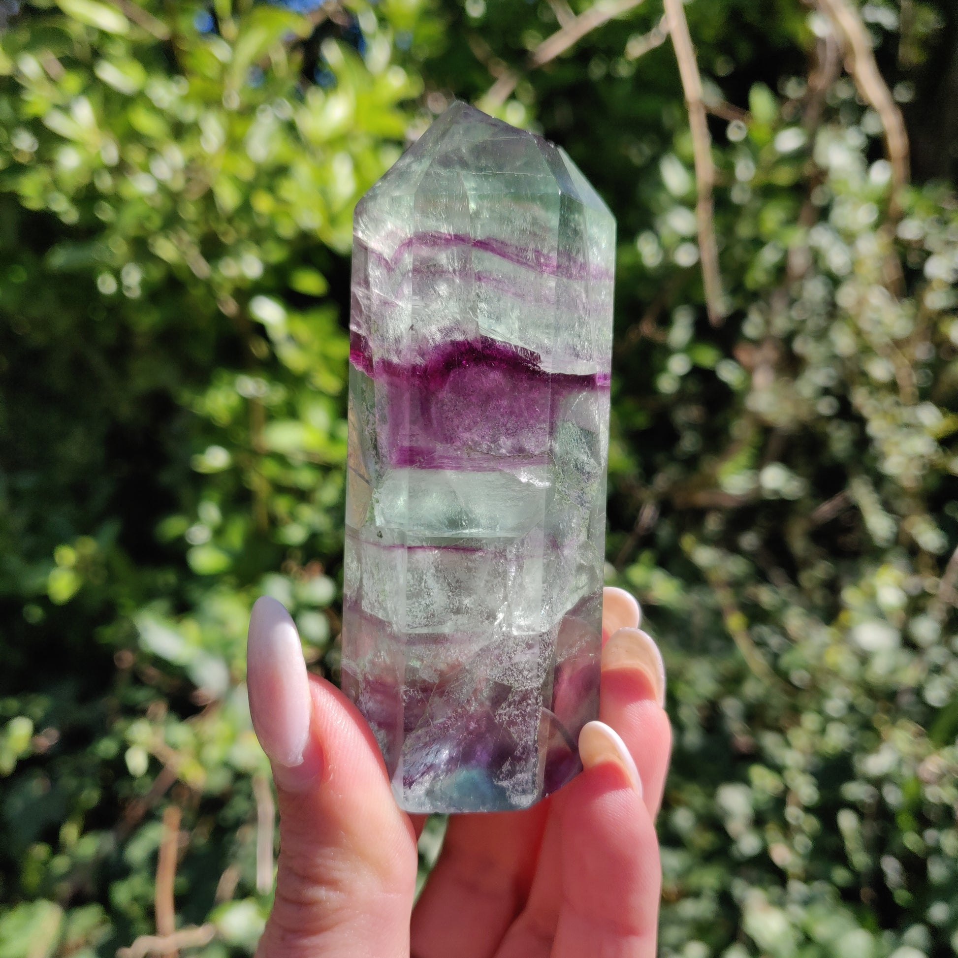 Rainbow Fluorite Tower (#24) - Simply Affinity