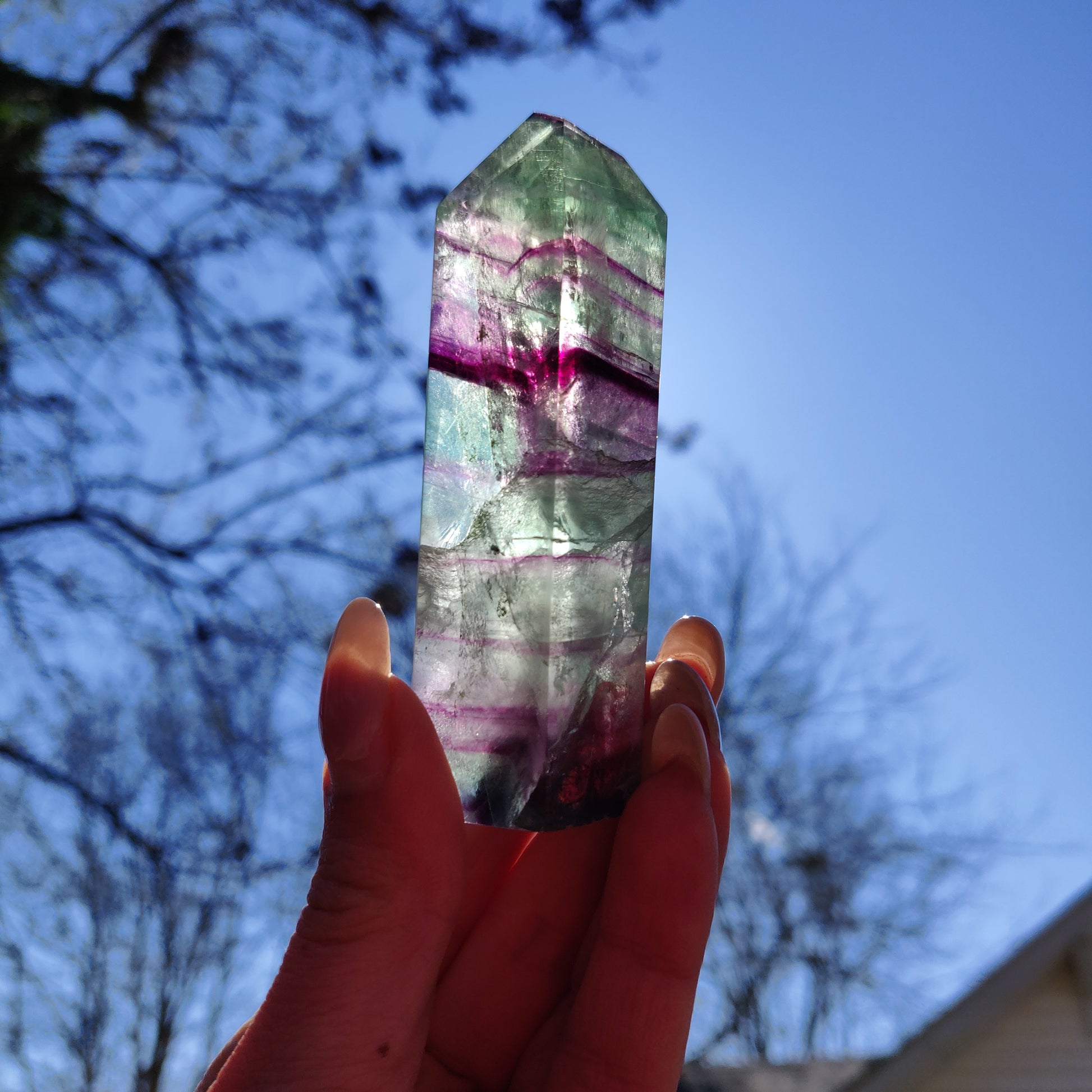 Rainbow Fluorite Tower (#24) - Simply Affinity
