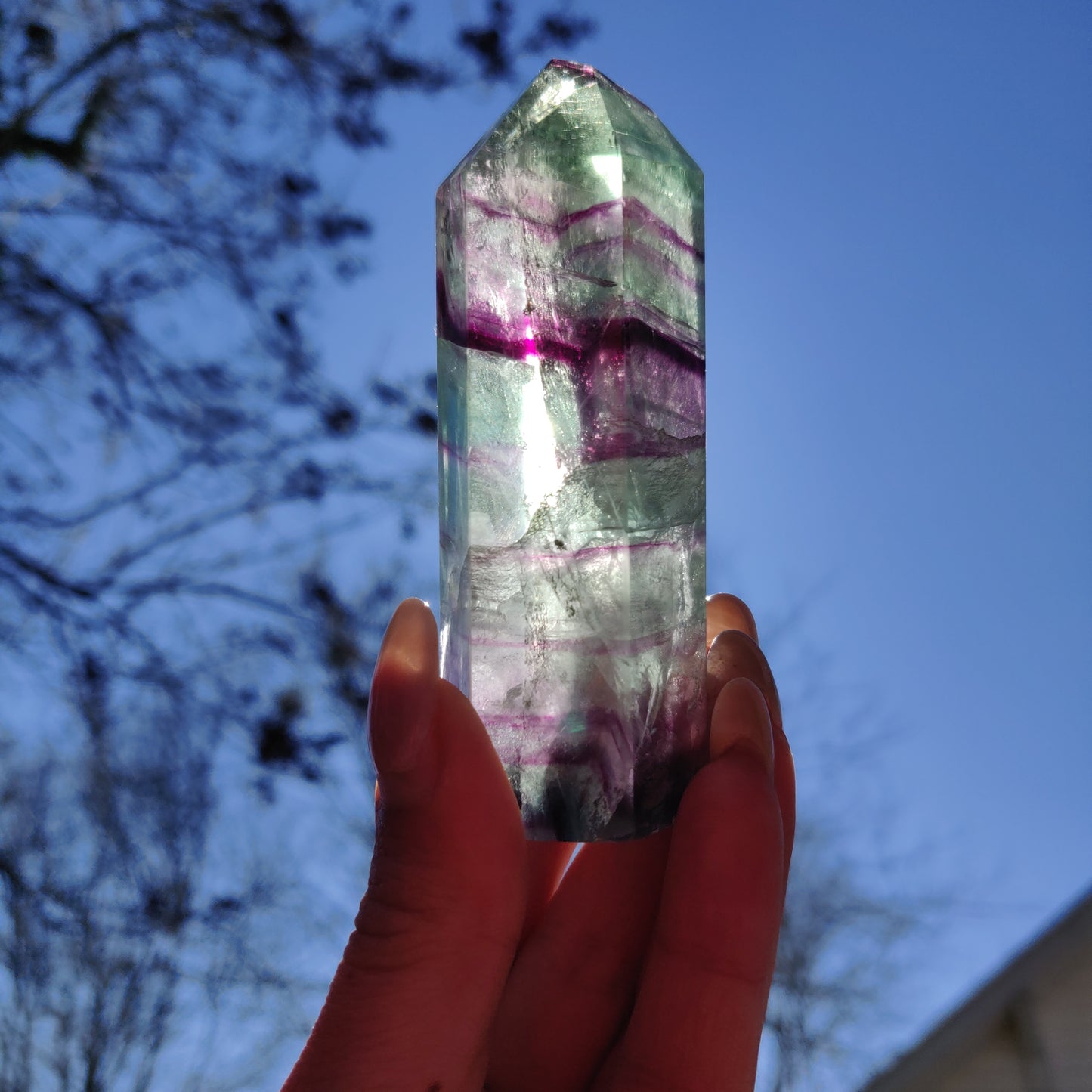 Rainbow Fluorite Tower (#24) - Simply Affinity