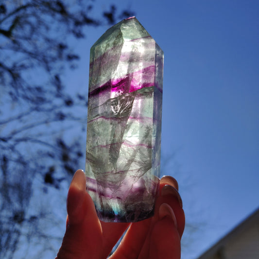Rainbow Fluorite Tower (#24) - Simply Affinity