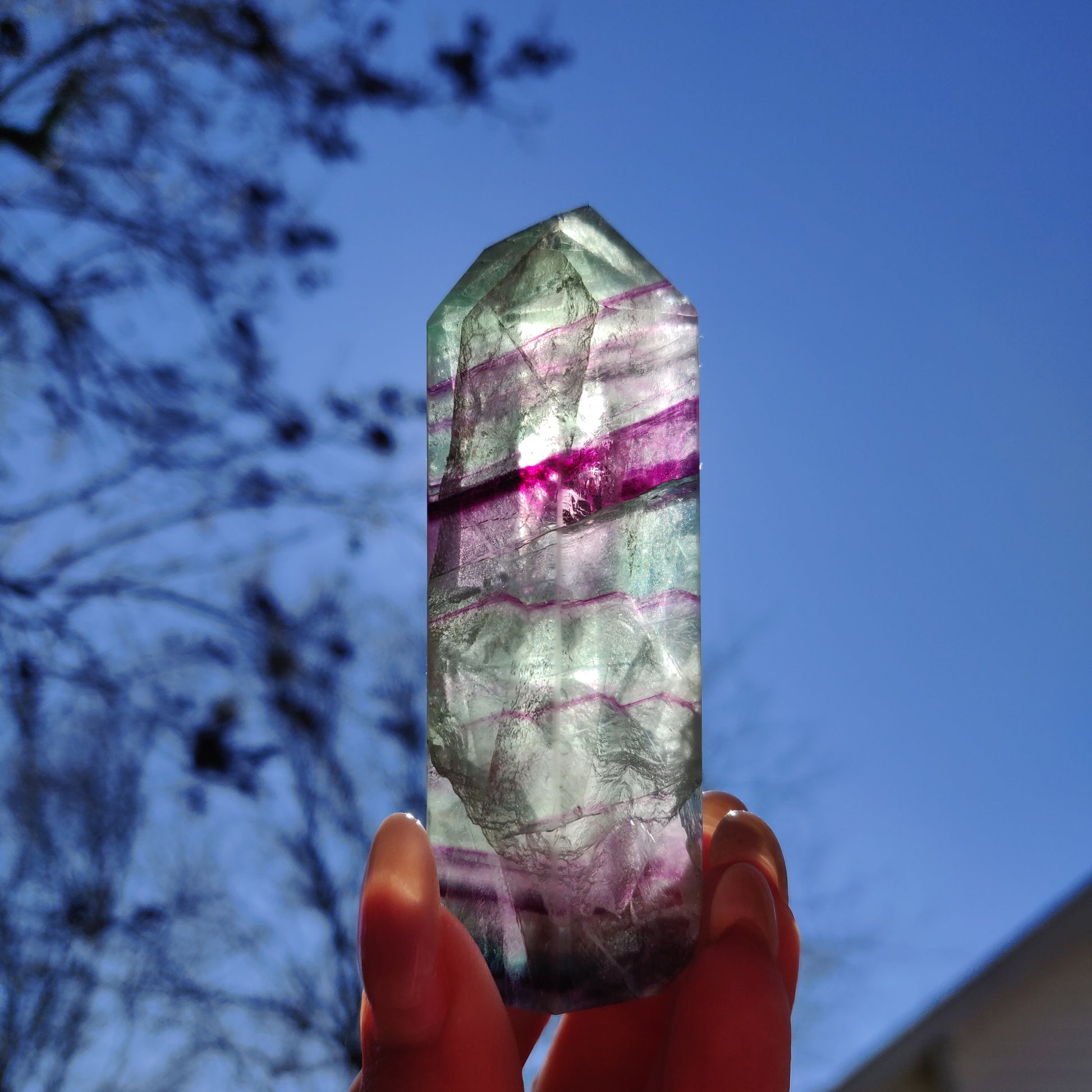 Rainbow Fluorite Tower (#24) - Simply Affinity