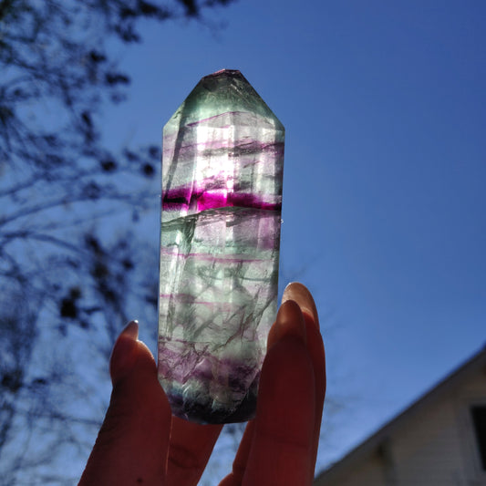 Rainbow Fluorite Tower (#24) - Simply Affinity
