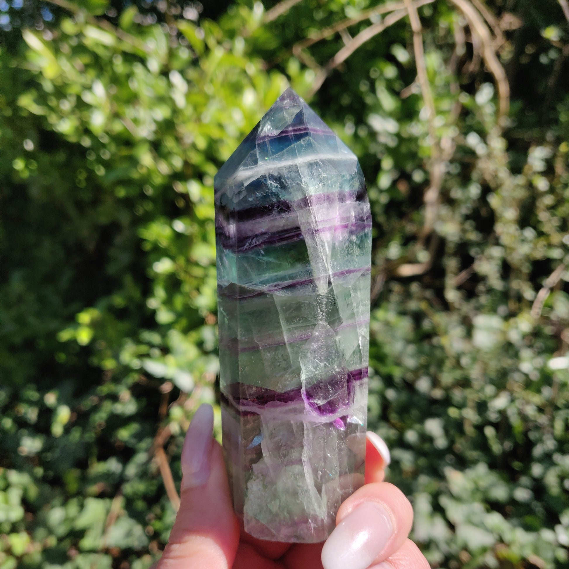 Rainbow Fluorite Tower (#27) - Simply Affinity
