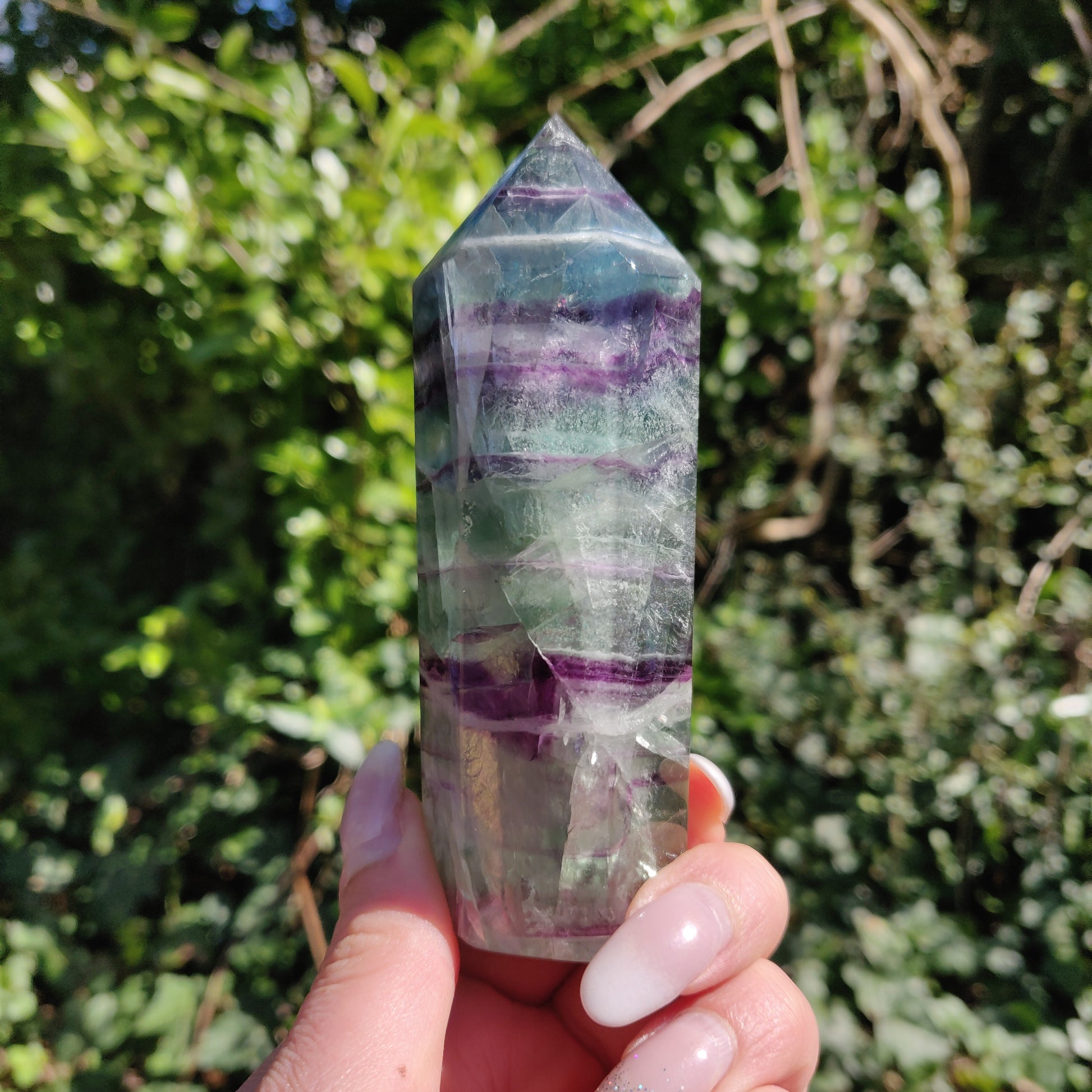 Rainbow Fluorite Tower (#27) - Simply Affinity