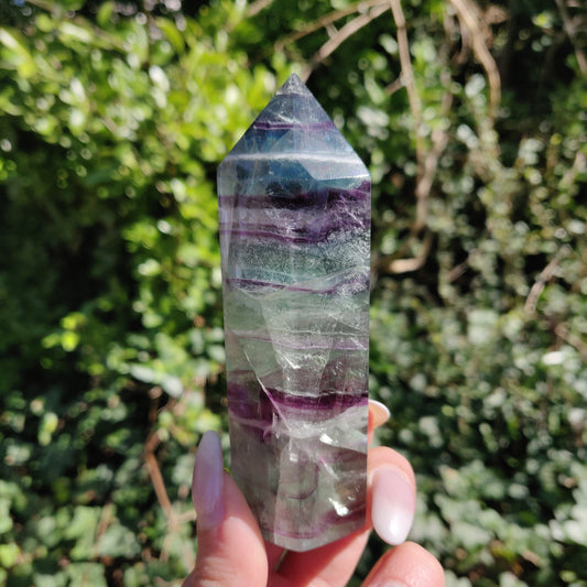 Rainbow Fluorite Tower (#27) - Simply Affinity