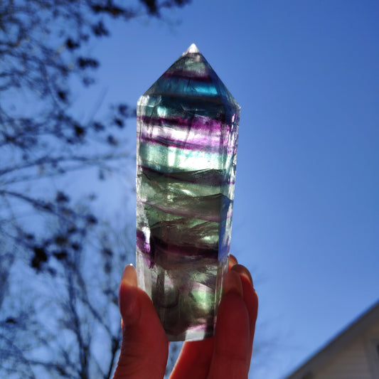 Rainbow Fluorite Tower (#27) - Simply Affinity