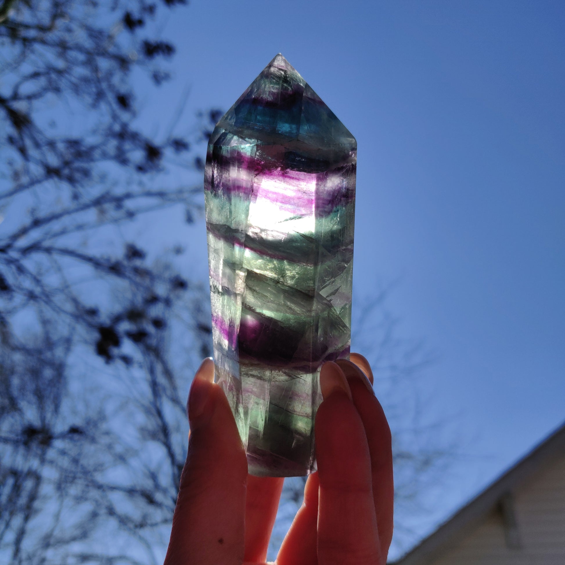 Rainbow Fluorite Tower (#27) - Simply Affinity