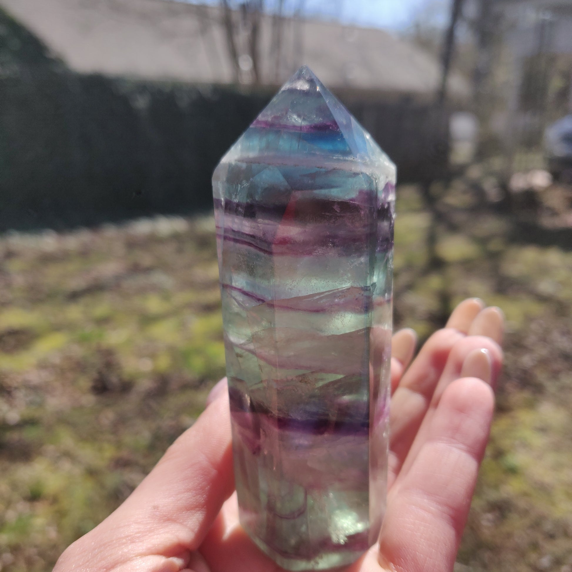 Rainbow Fluorite Tower (#27) - Simply Affinity