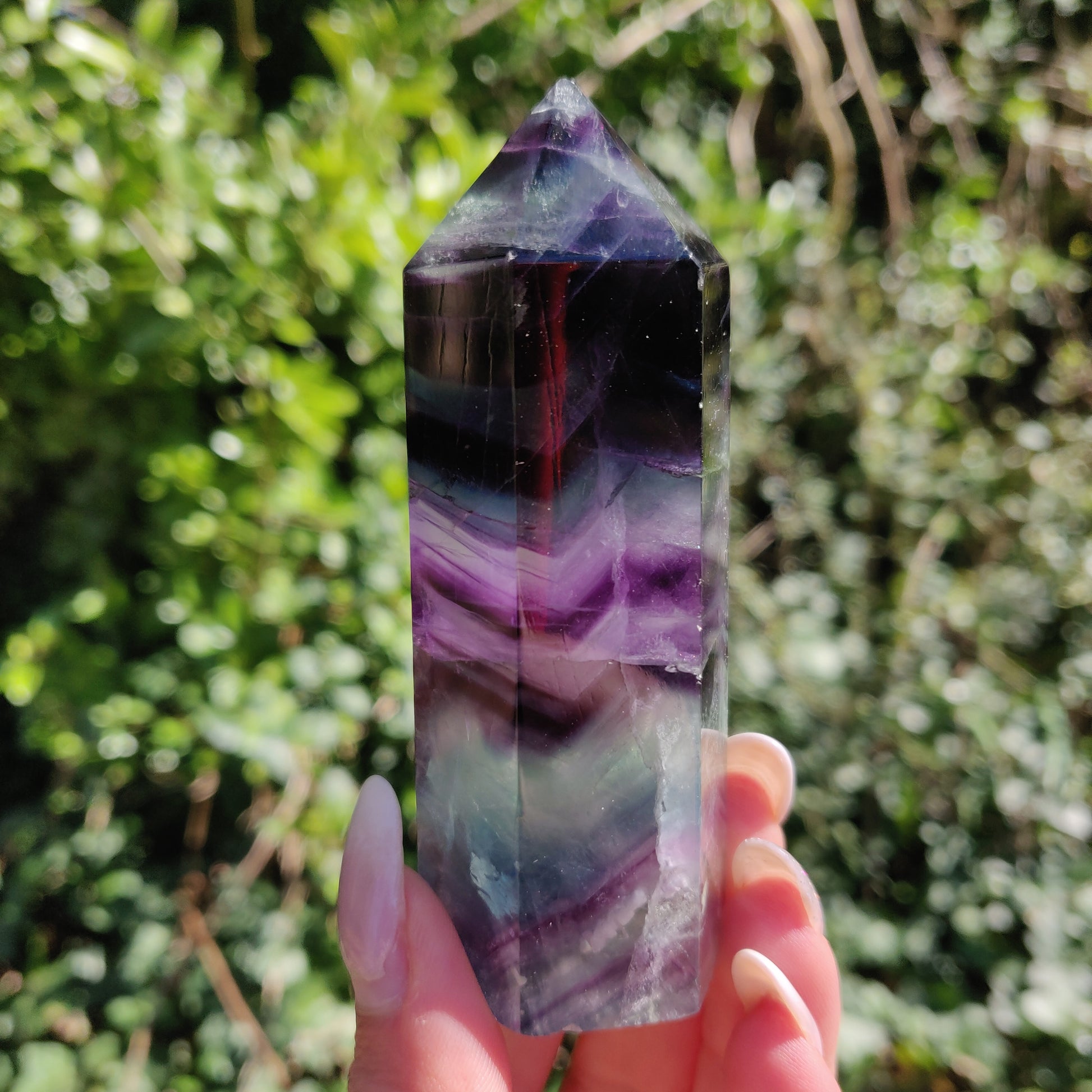 Rainbow Fluorite Tower (#28) - Simply Affinity