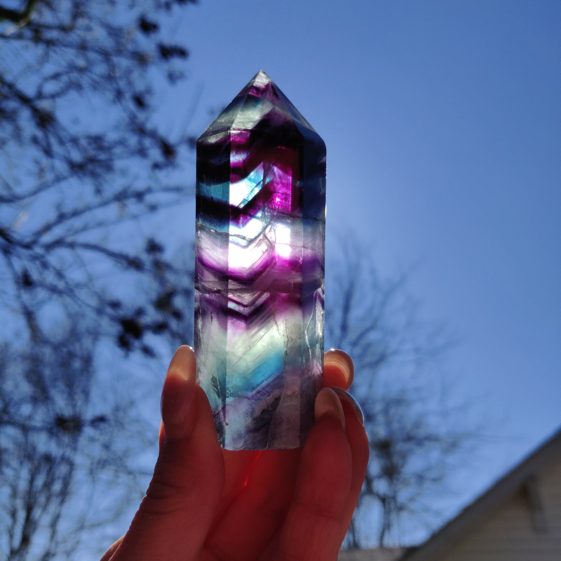 Rainbow Fluorite Tower (#28) - Simply Affinity