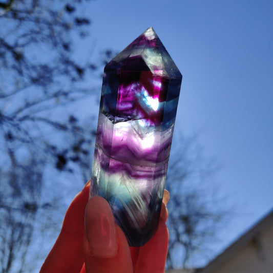 Rainbow Fluorite Tower (#28) - Simply Affinity