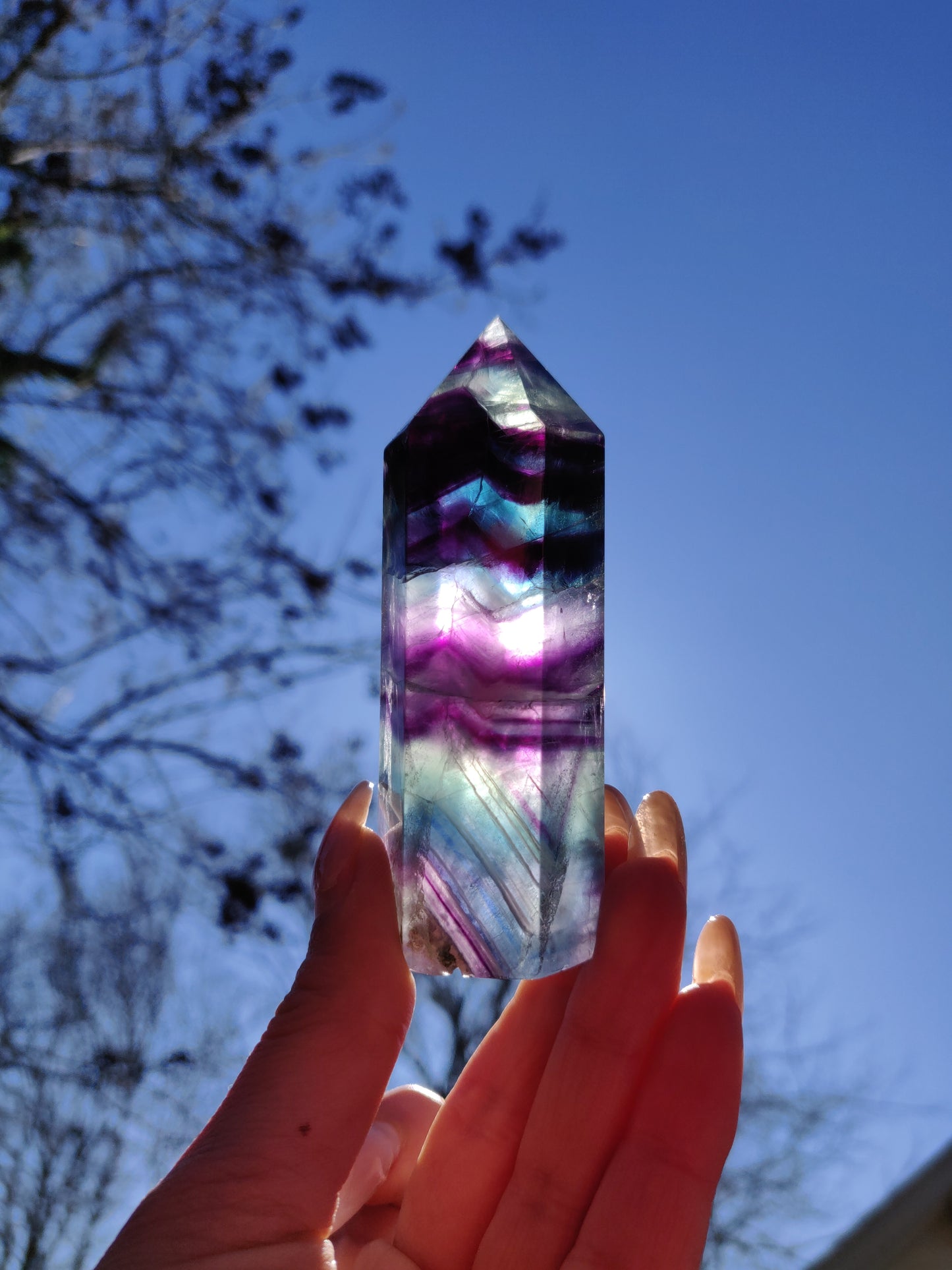 Rainbow Fluorite Tower (#28) - Simply Affinity
