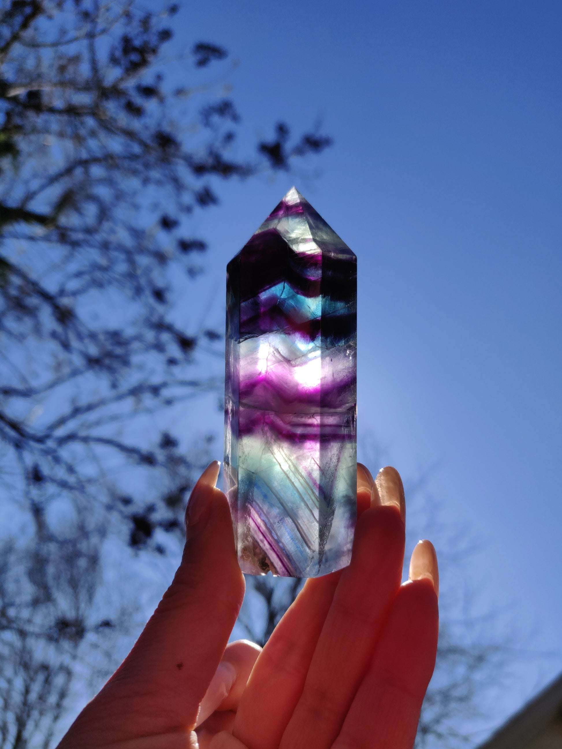 Rainbow Fluorite Tower (#28) - Simply Affinity