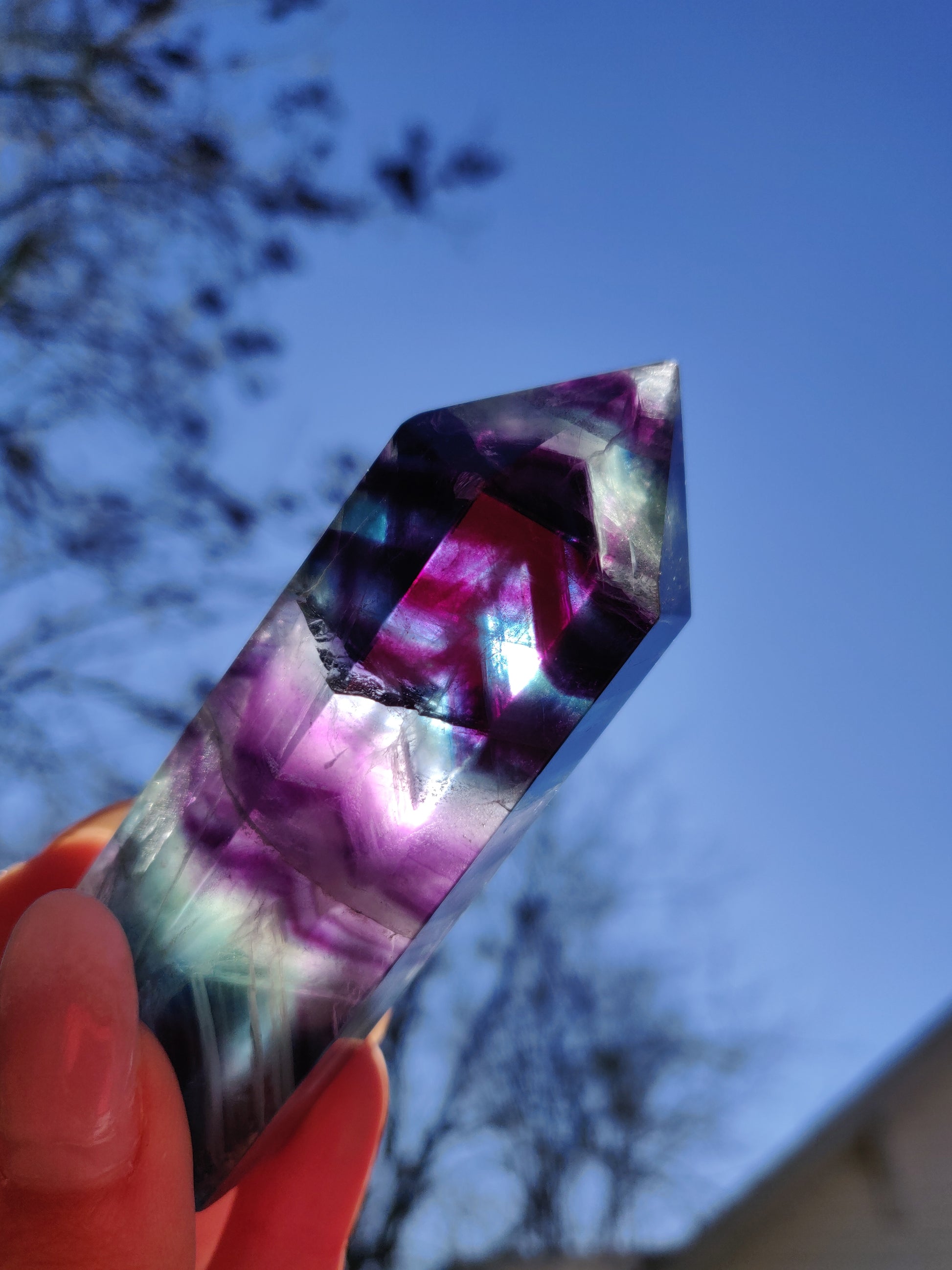 Rainbow Fluorite Tower (#28) - Simply Affinity