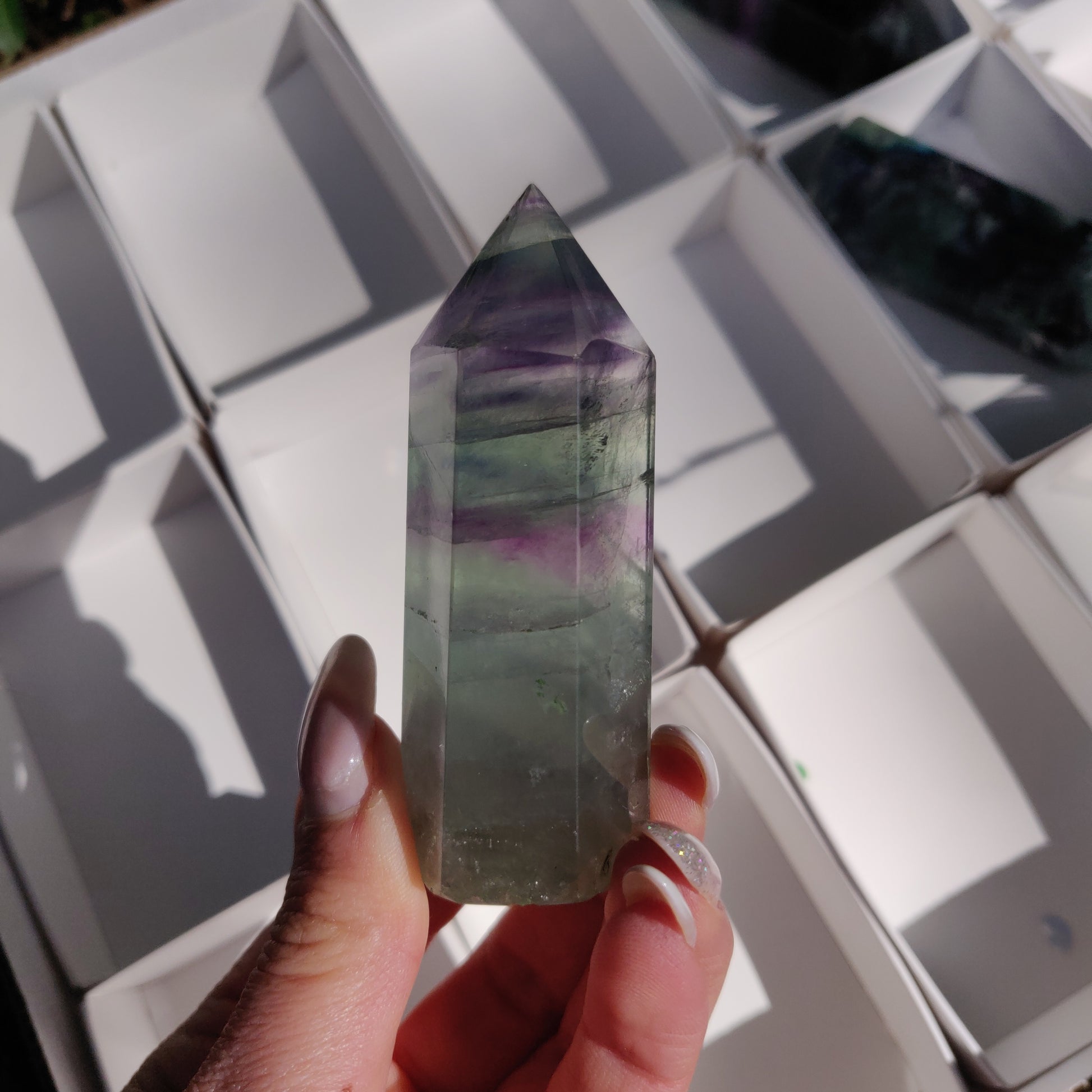 Rainbow Fluorite Tower (#30) - Simply Affinity