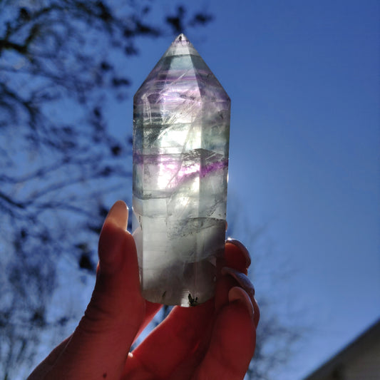 Rainbow Fluorite Tower (#30) - Simply Affinity