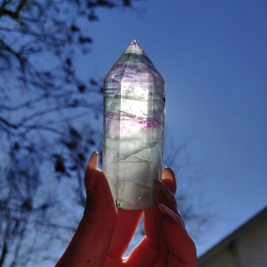 Rainbow Fluorite Tower (#30) - Simply Affinity