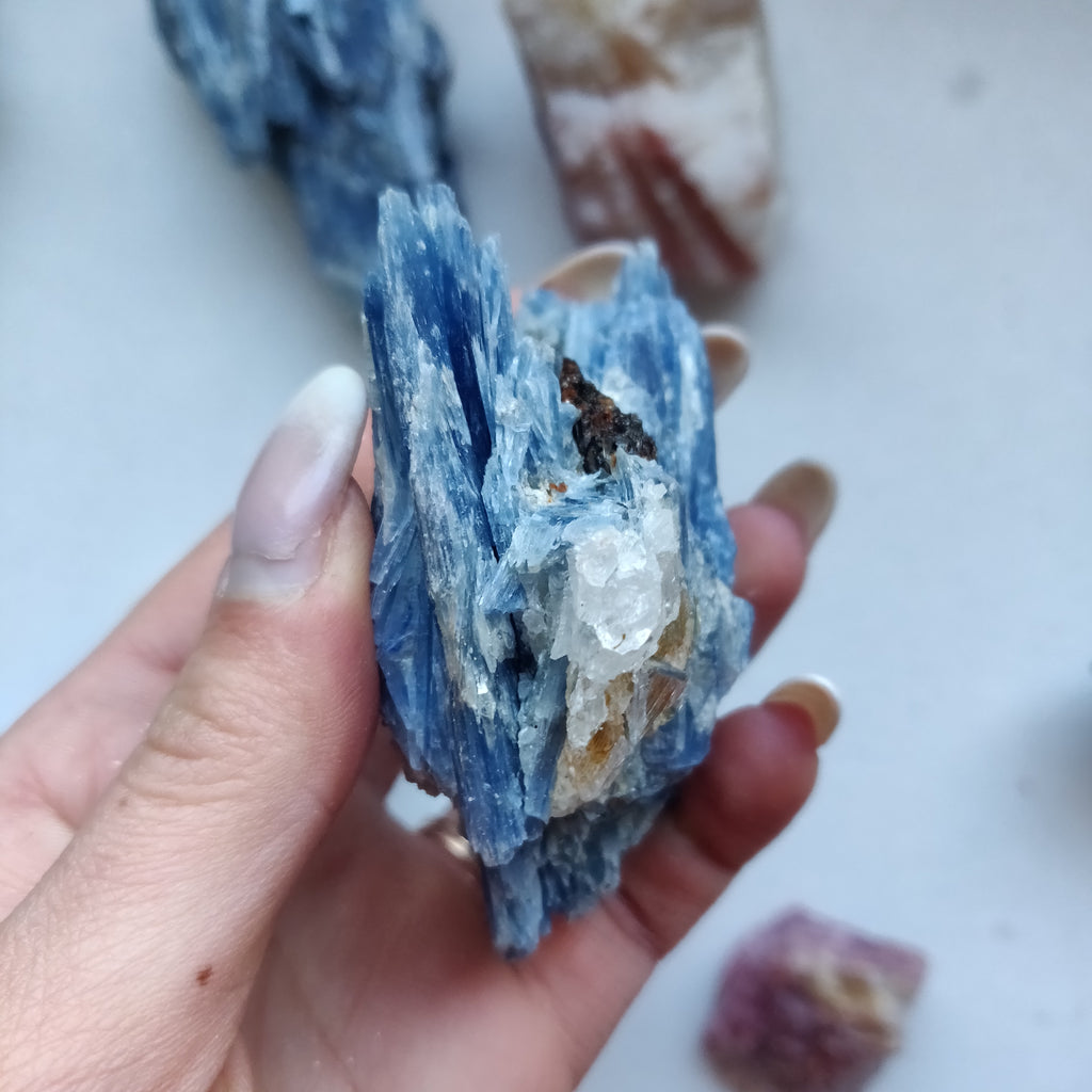 Raw Blue Garnet