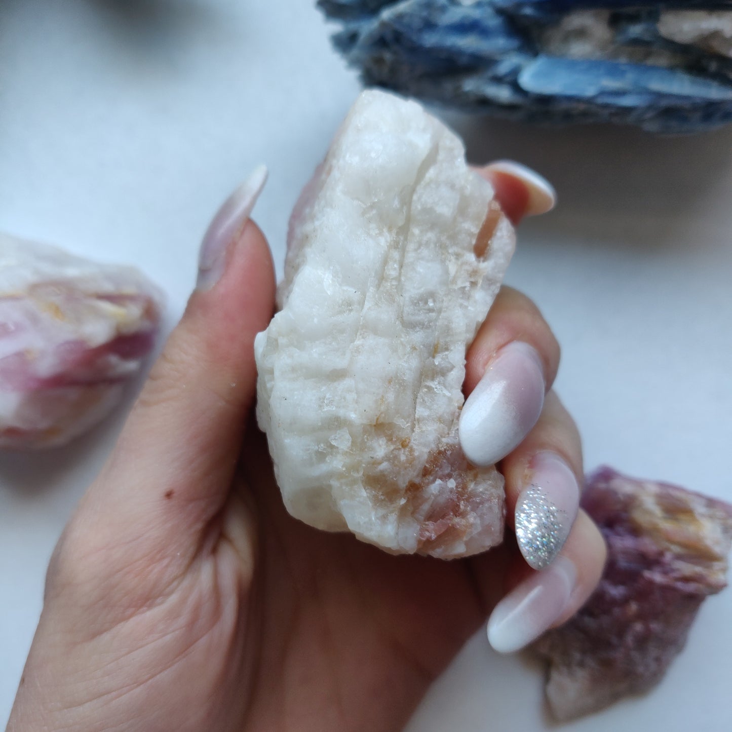 Pink Tourmaline in Quartz (#3T)