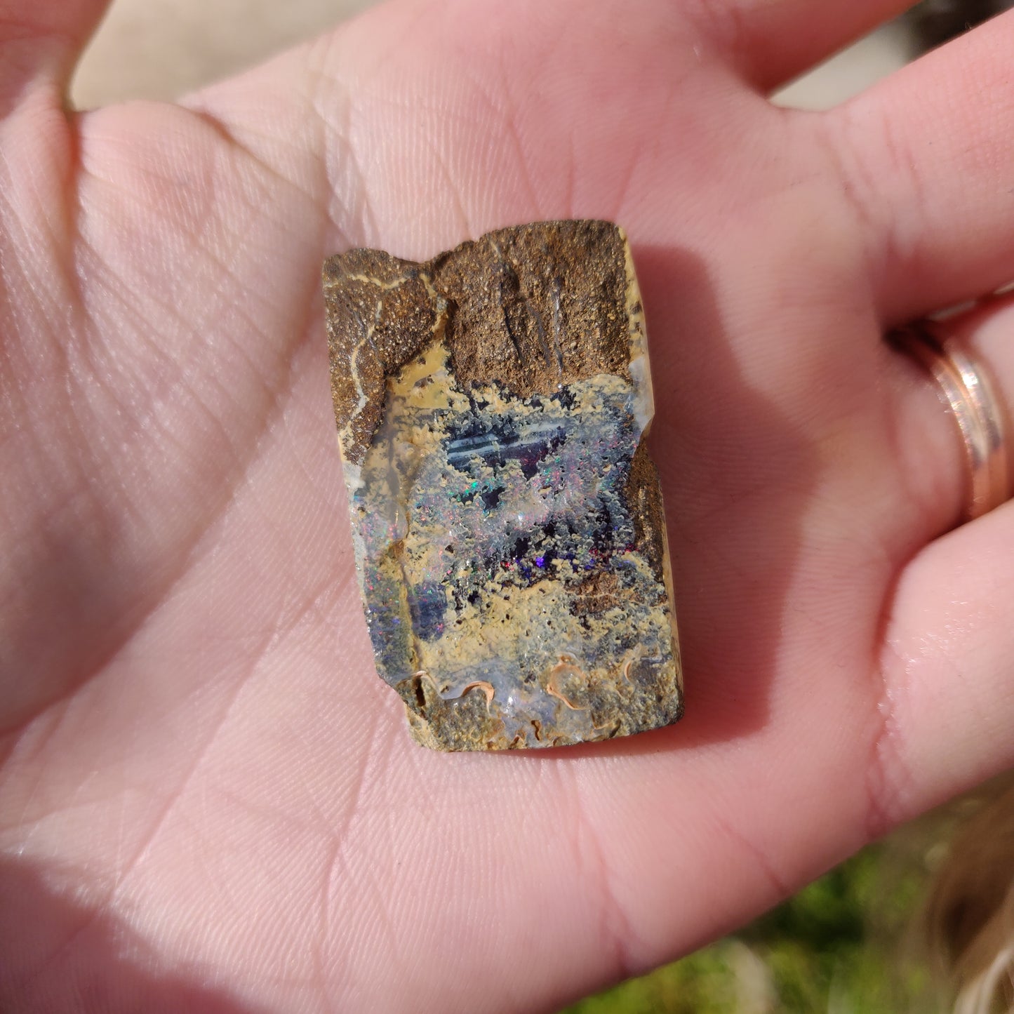 Australian Boulder Opal Rough Specimen (#5) - Simply Affinity