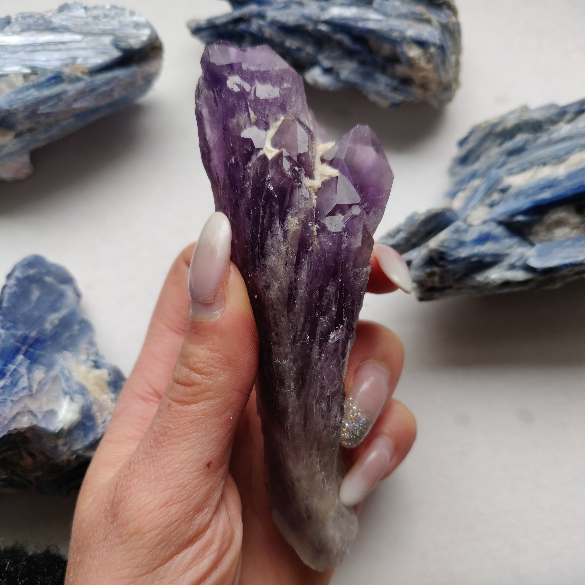 Bahia Amethyst Point, Amethyst Elestial Wand from Brazil (#1) - Simply Affinity