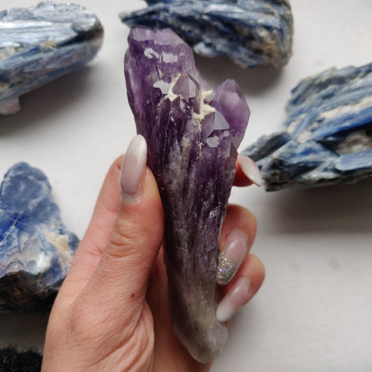Bahia Amethyst Point, Amethyst Elestial Wand from Brazil (#1) - Simply Affinity