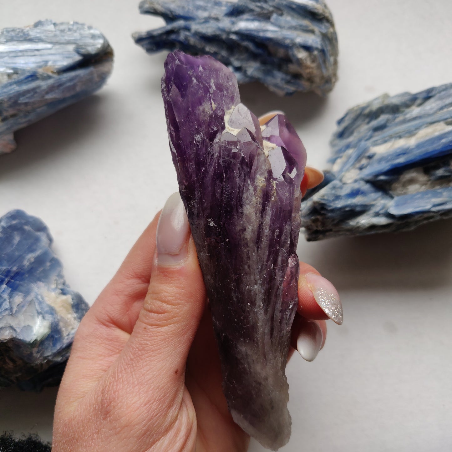 Bahia Amethyst Point, Amethyst Elestial Wand from Brazil (#1) - Simply Affinity